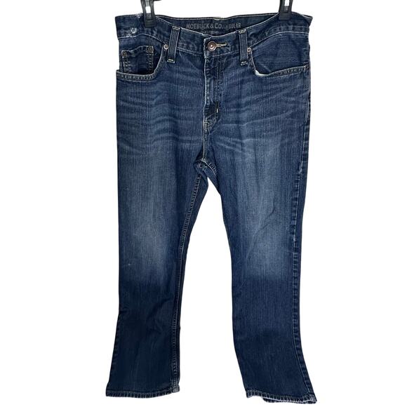 Mens Roebuck & Co. regular blue straight-leg jeans size 32x32 - Picture 1 of 10